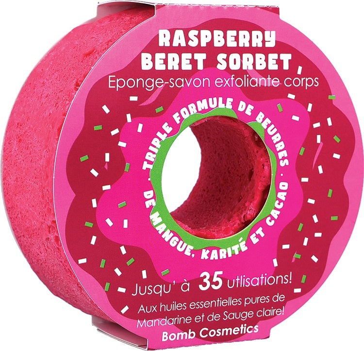 Raspberry Beret Sorbet Donut Body Buffer