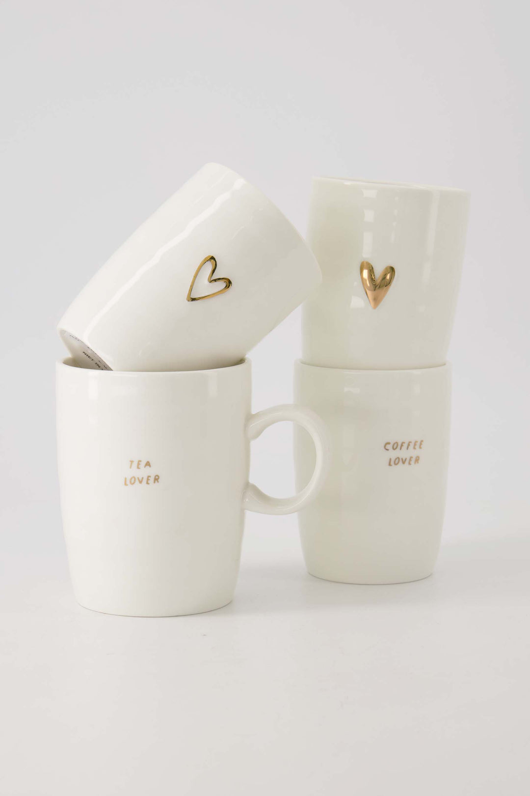 koﬃemok hartje wit/goud