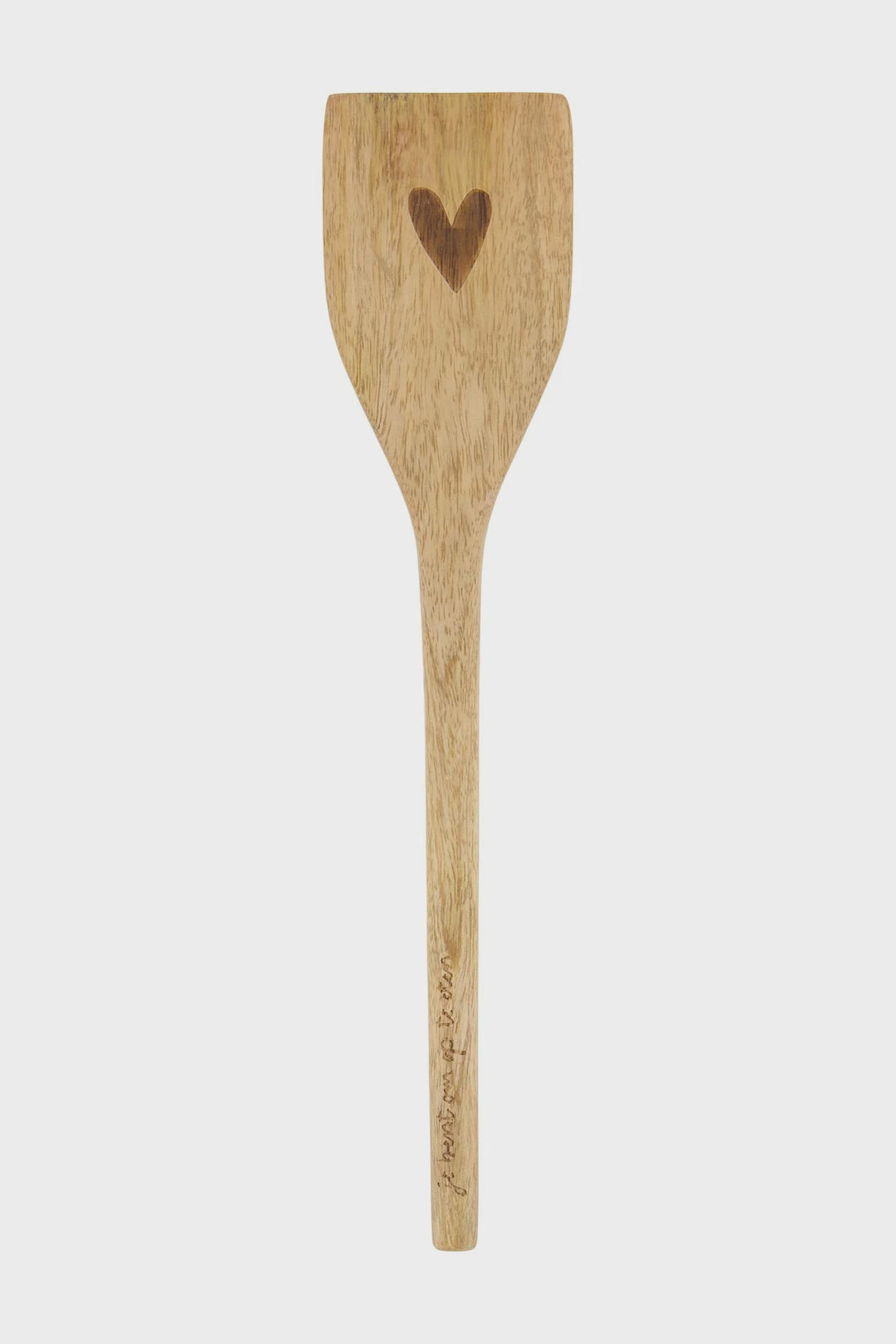 spatel hout hartje naturel
