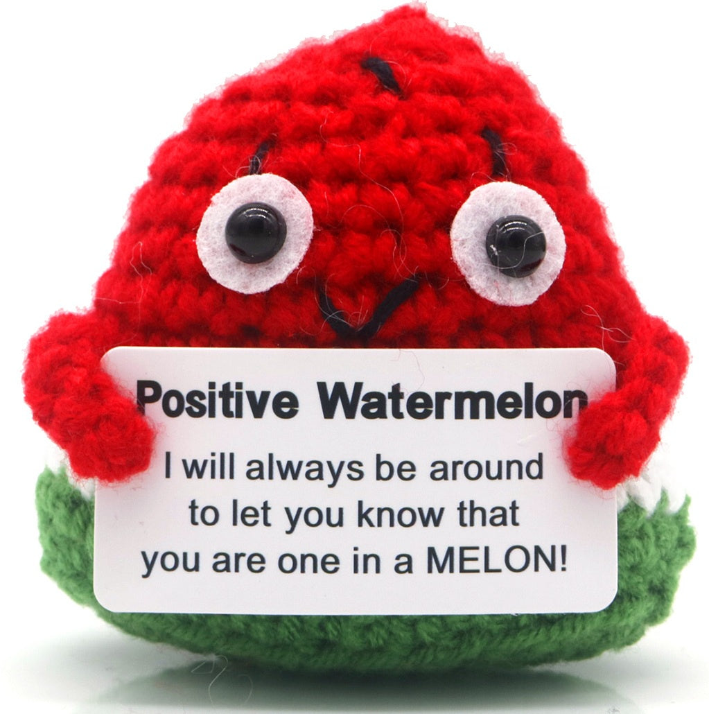 Knitted Positive Watermelon 6.5cm