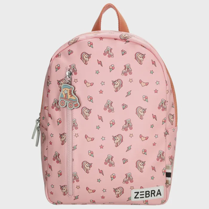 Zebra trends girls rugzak rolschaatsen