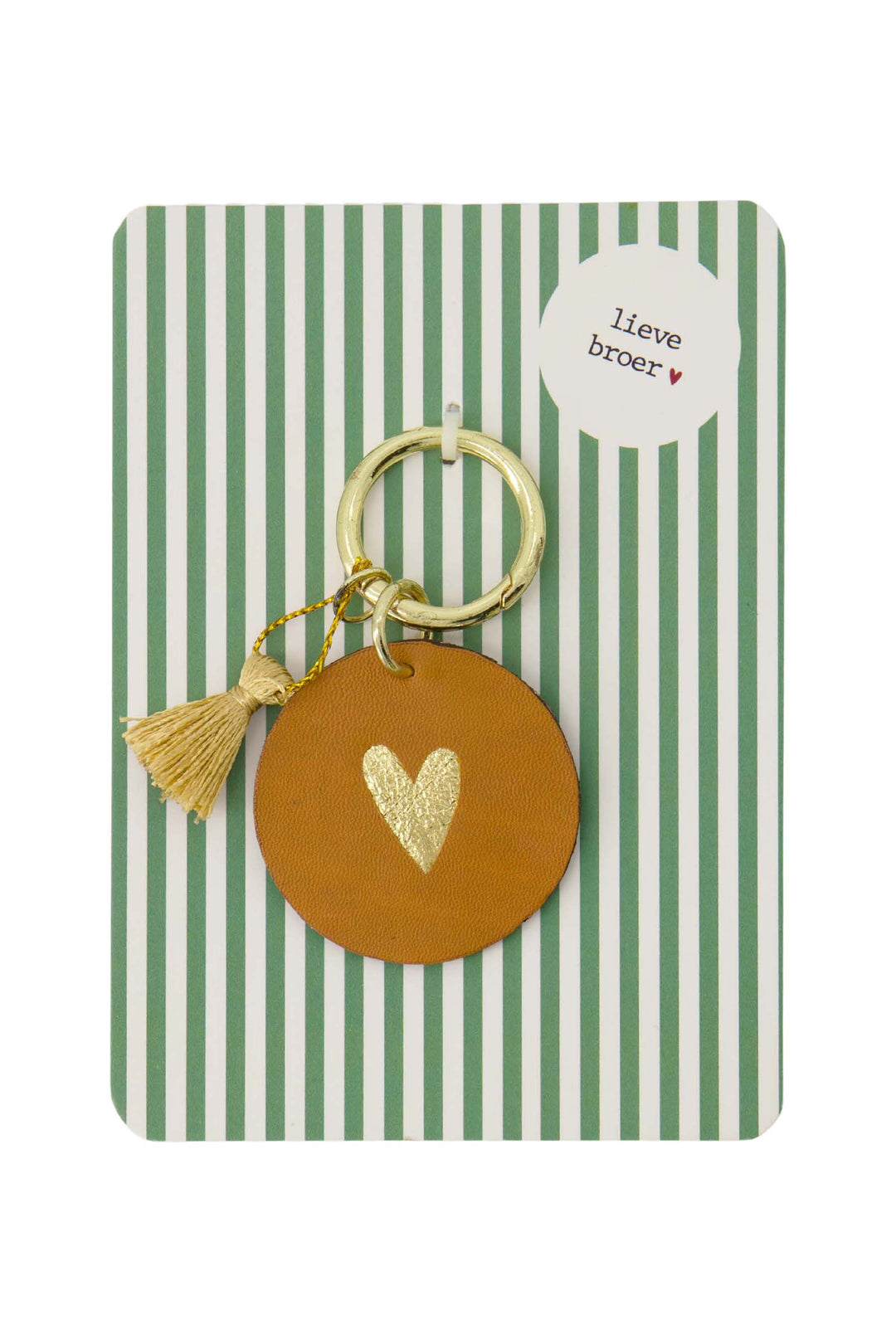 ansichtkaart sleutelhanger lieve broer