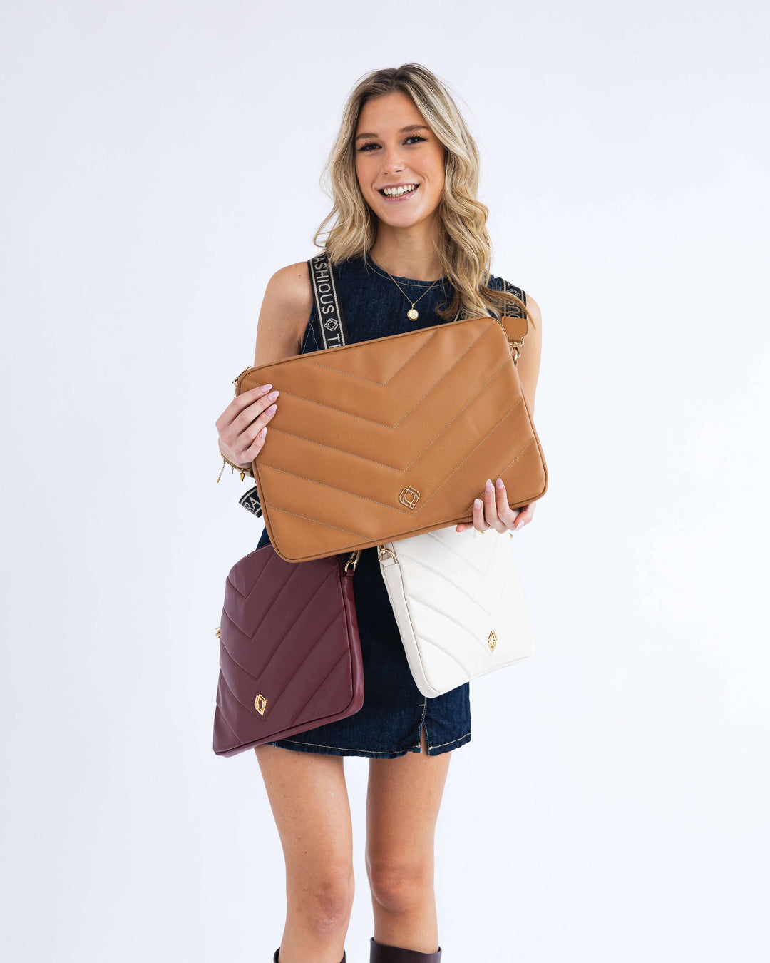 Laptop Sleeve Ambition Apple Leather Off White