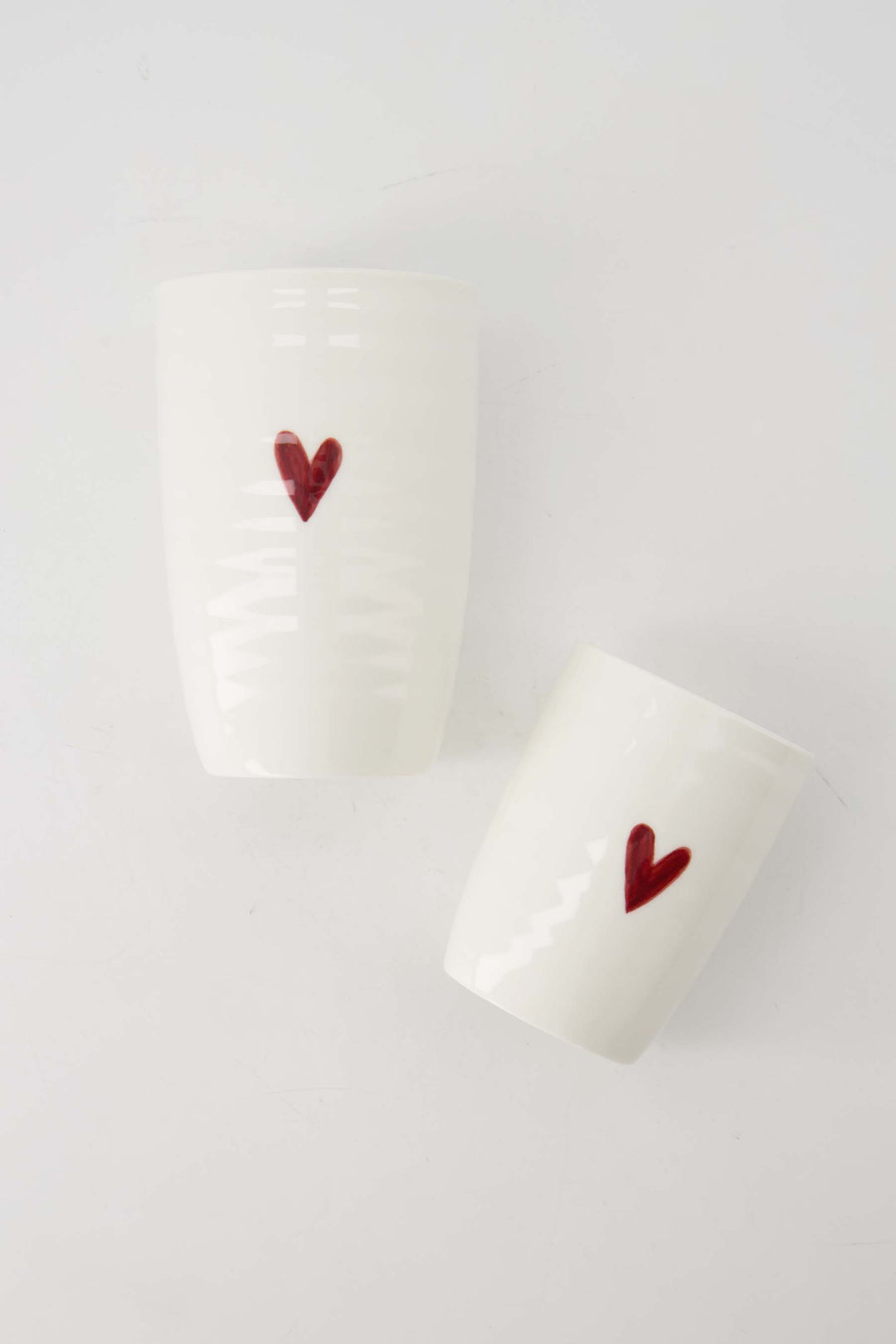 mok L hartje wit/rood