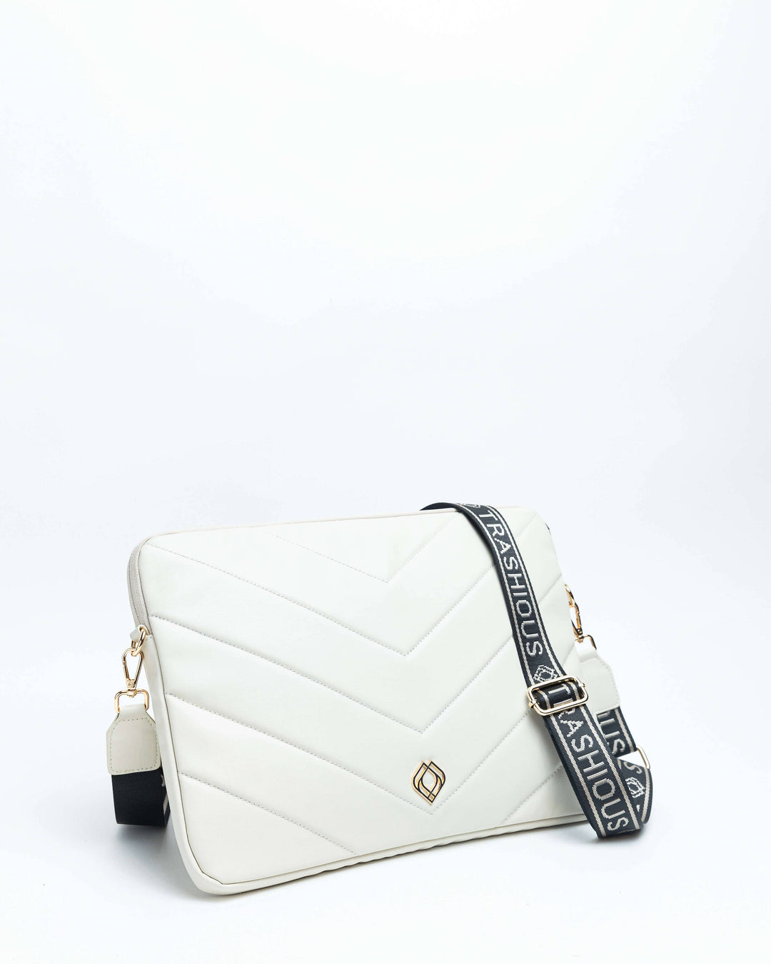 Laptop Sleeve Ambition Apple Leather Off White