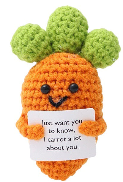 Knitted Positive Carrot 10.5cm