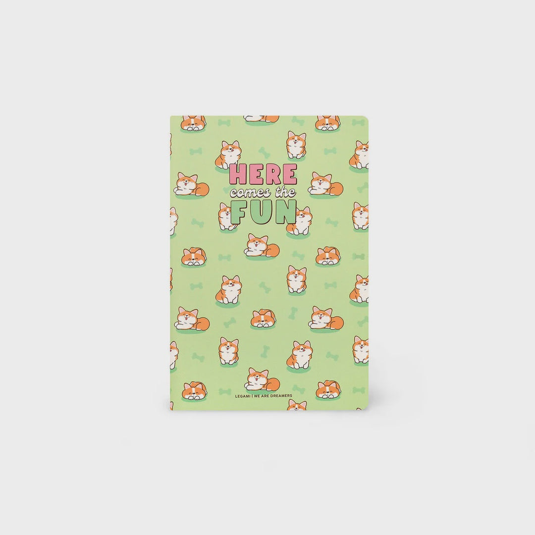 A5 Lined Notebook with Illustrated Hard Cover - Unicorn - Spiral-Bound