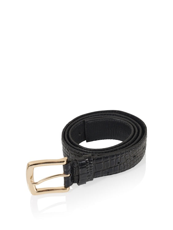 ALEXANDRIA BELT plain croco