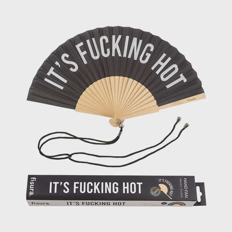 Fucking Hot – Zwarte Waaier met Statement