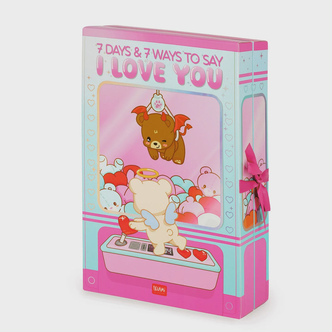 BOX WITH 7 SURPRISES - 7 DAYS, 7 WAYS TO SAY I LOVE YOU - LOVE