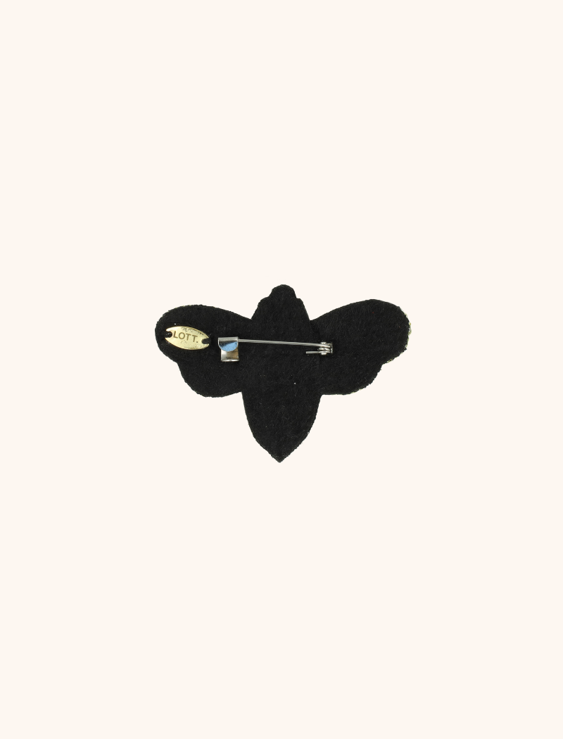BROCHE BEE S - LIGHT BROWN