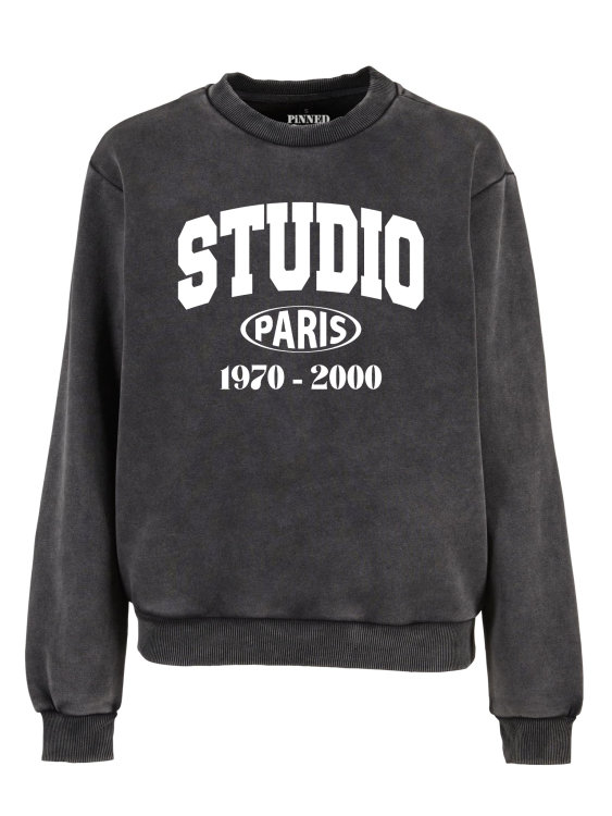 Boxy Sweater Studio Paris Grey