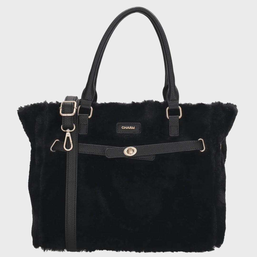Charm London Alaska Shopper zwart