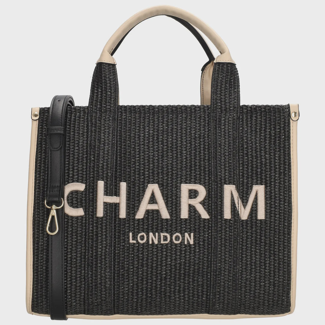 Charm London Harrow Handtas zwart