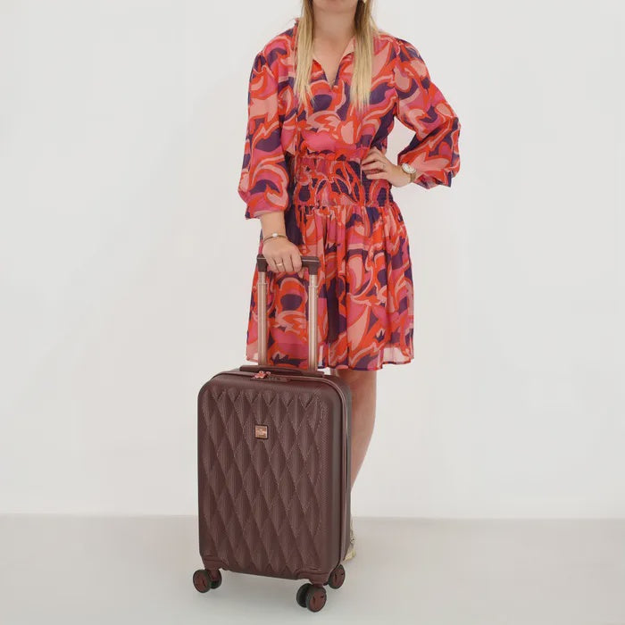 Charm london honey koffer Burgundy 20"