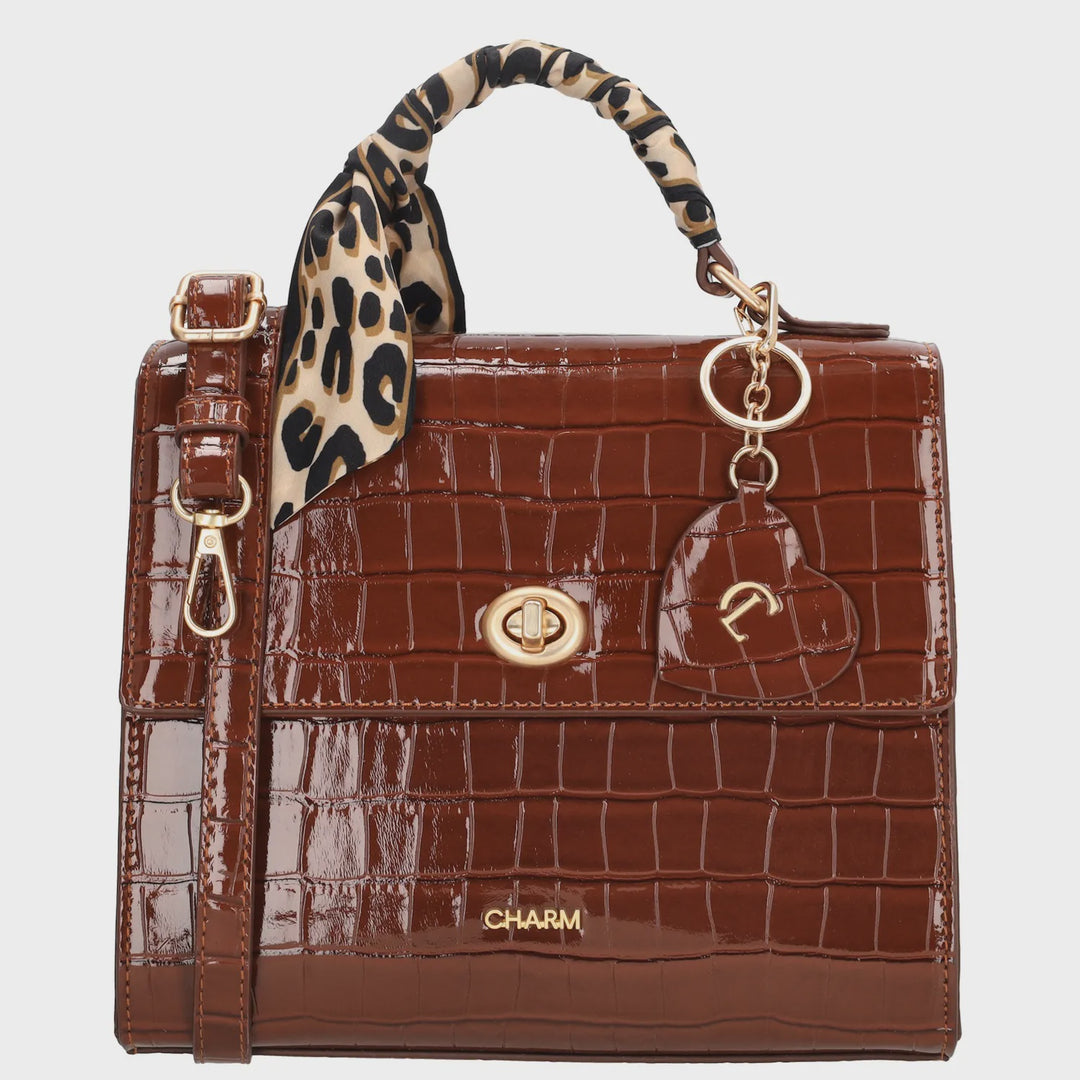 Charm london knightsbridge handtas - Bruin