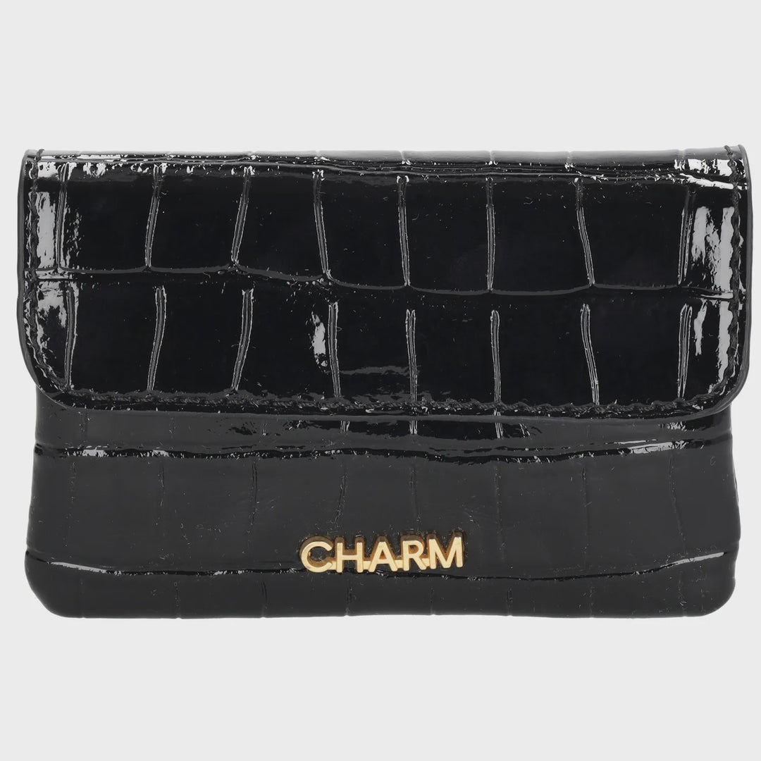 Charm london knightsbridge portemonnee zwart
