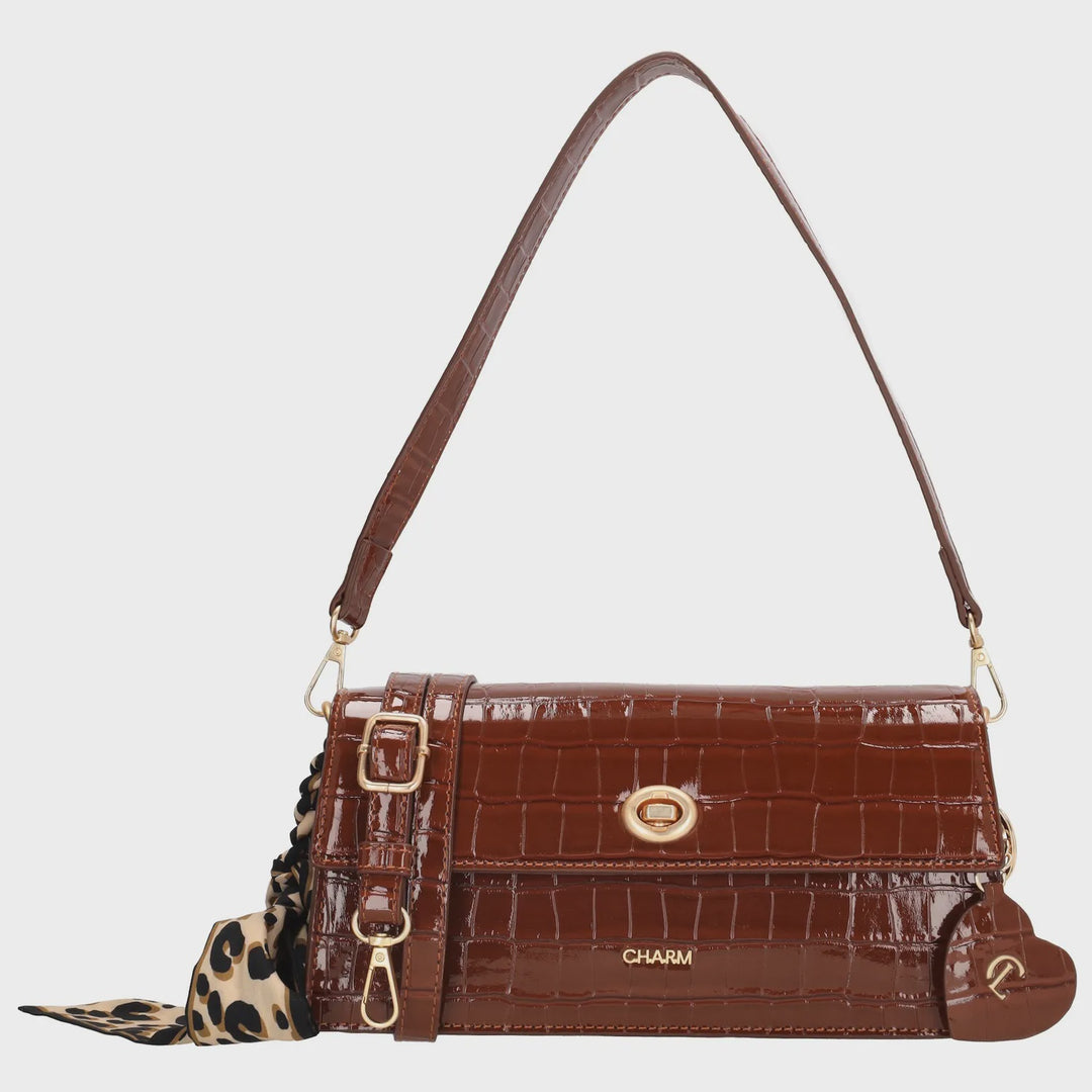 Charm london knightsbridge schoudertas Bruin