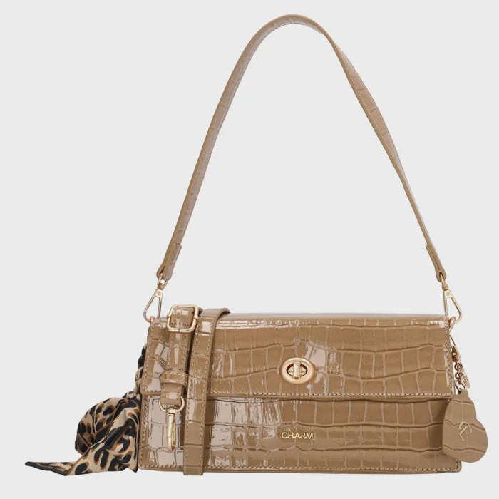 Charm london knightsbridge schoudertas Taupe