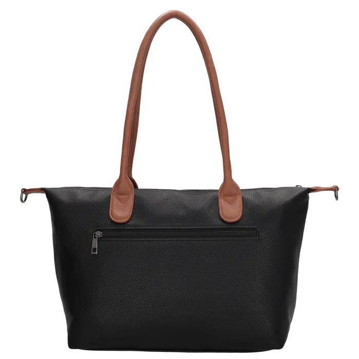 Charm london buckingham palace shopper Zwart / Cognac