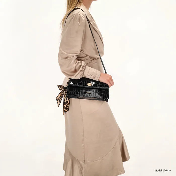Charm london knightsbridge schoudertas zwart