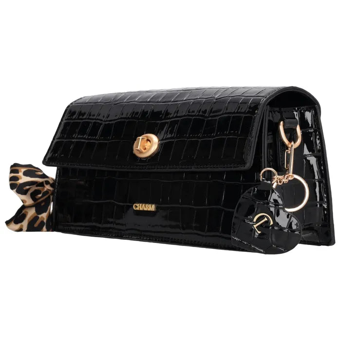 Charm london knightsbridge schoudertas zwart