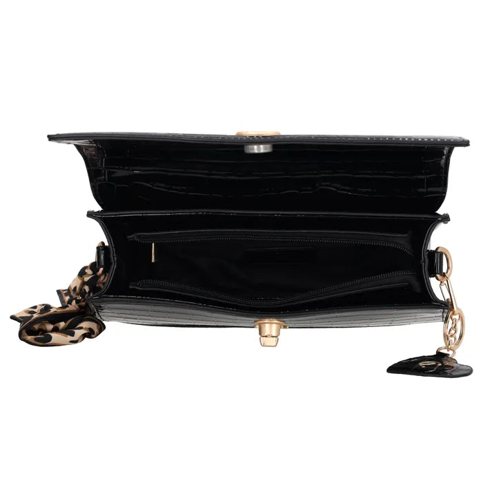Charm london knightsbridge schoudertas zwart
