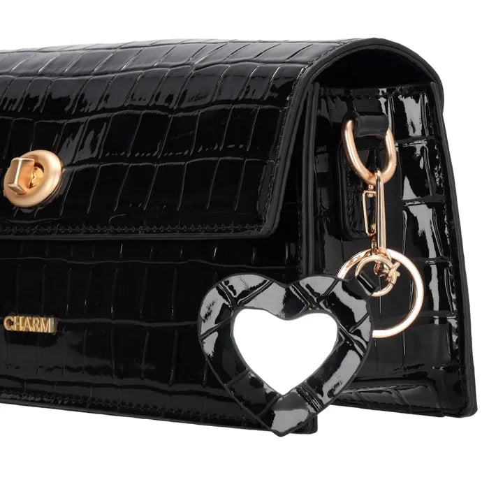 Charm london knightsbridge schoudertas zwart