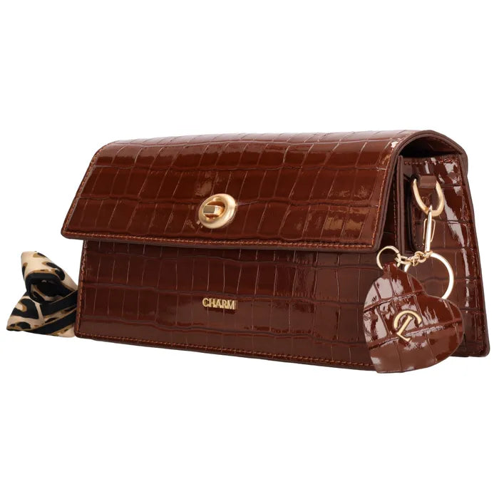 Charm london knightsbridge schoudertas Bruin