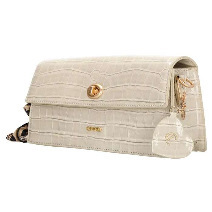 Charm london knightsbridge schoudertas Beige
