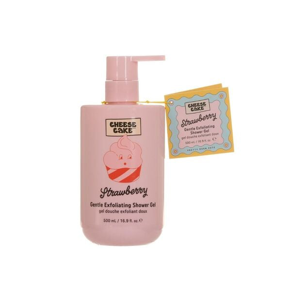 Cheesecake Gentle Exfoliating Shower Gel - Strawberry