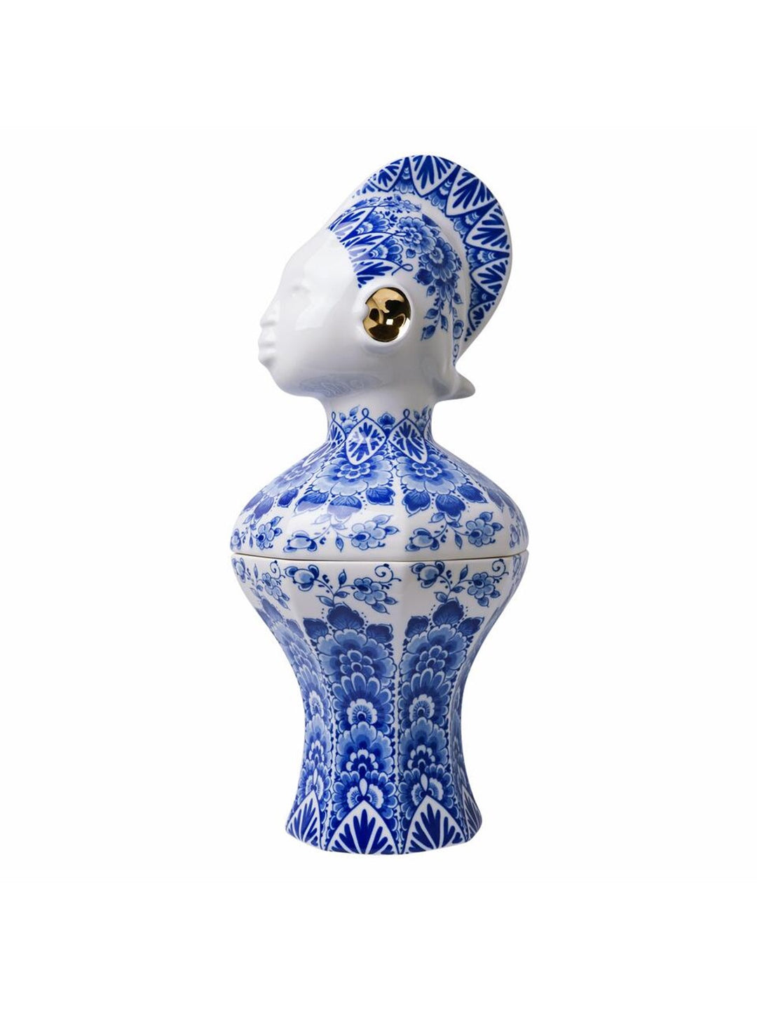 Dekselvaas Kabra Blauw