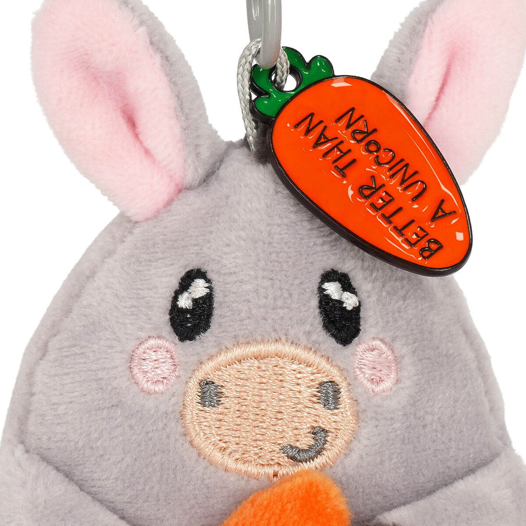 Donkey Plush Key Ring - Tiny Super Soft!