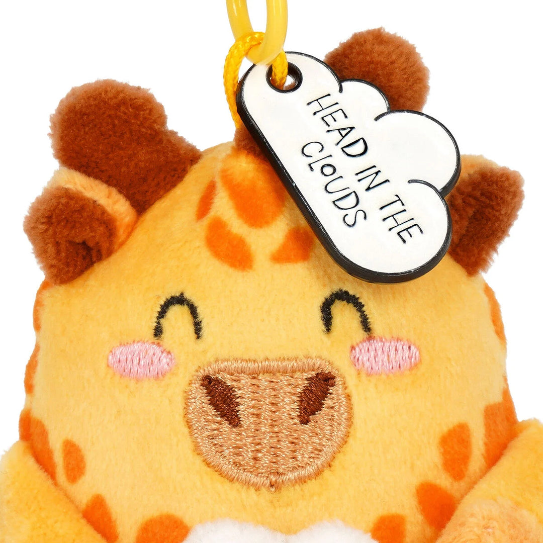 Giraffe Plush Key Ring - Tiny Super Soft