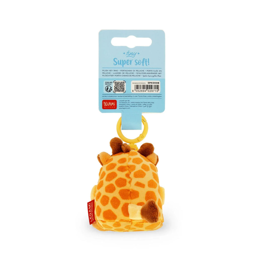 Giraffe Plush Key Ring - Tiny Super Soft