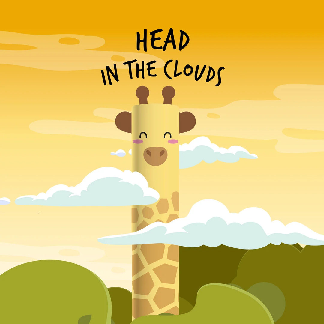 "Head In The Clouds" Giraffe Erasable Gel Pen