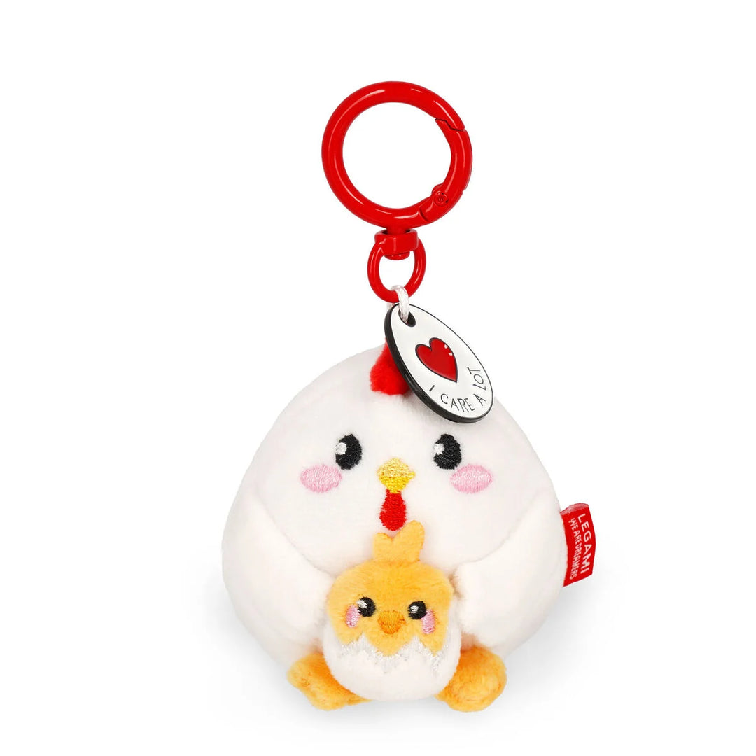Hen Plush Key Ring - Tiny Super Soft