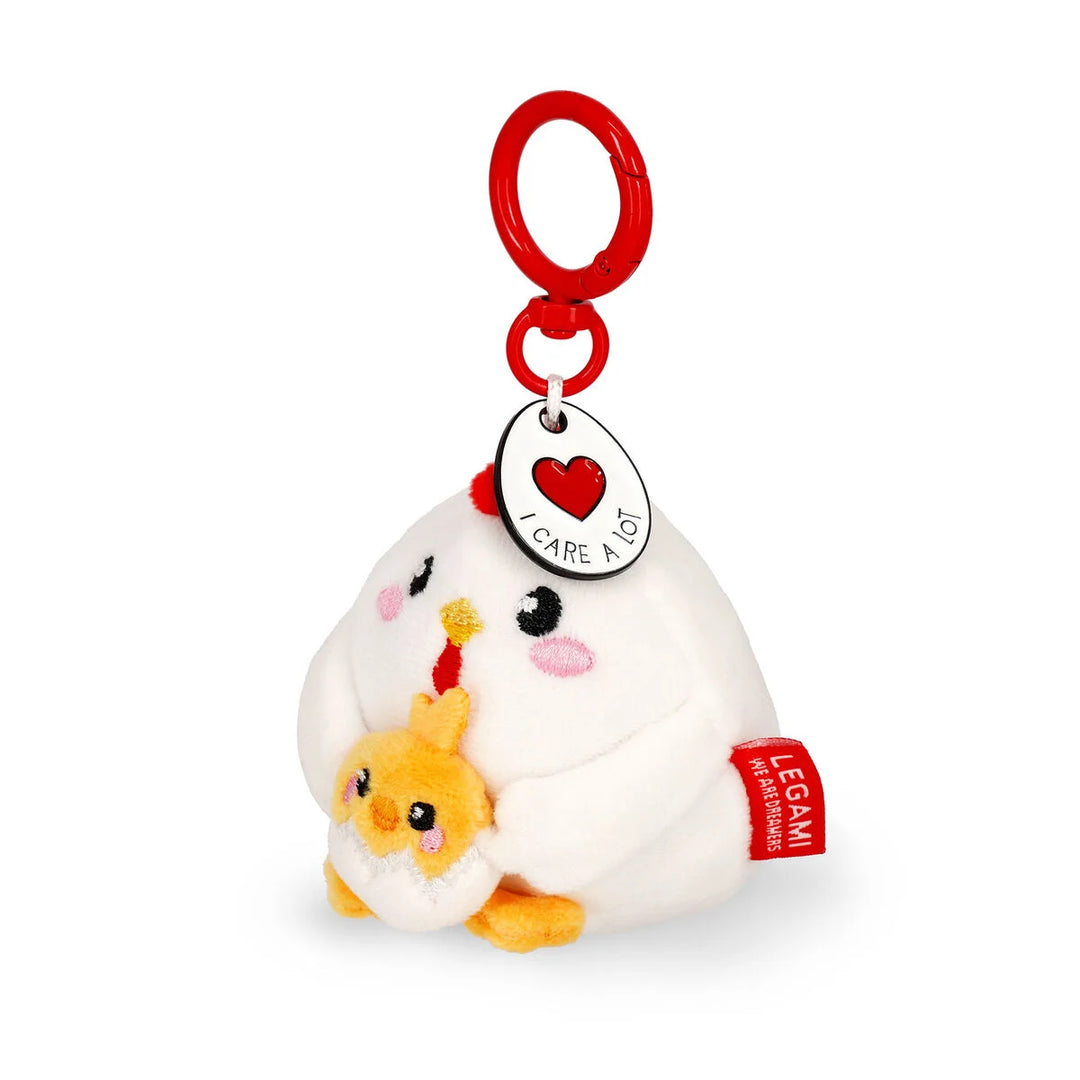 Hen Plush Key Ring - Tiny Super Soft
