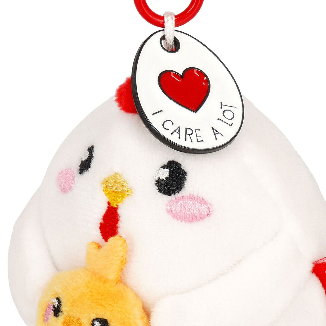 Hen Plush Key Ring - Tiny Super Soft