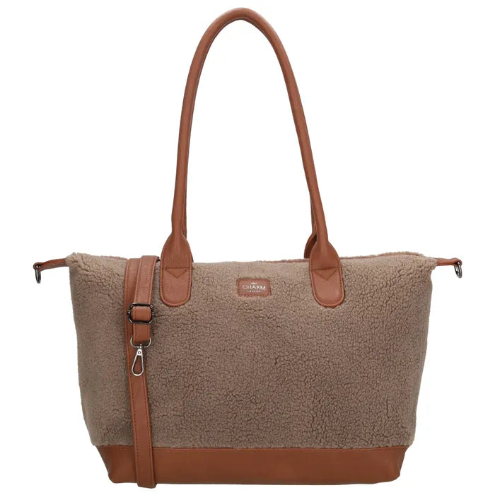 Charm london buckingham teddy schoudertas Taupe