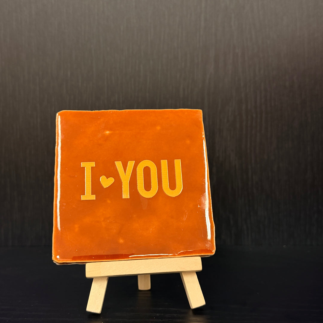 Tegeltje met houder 13