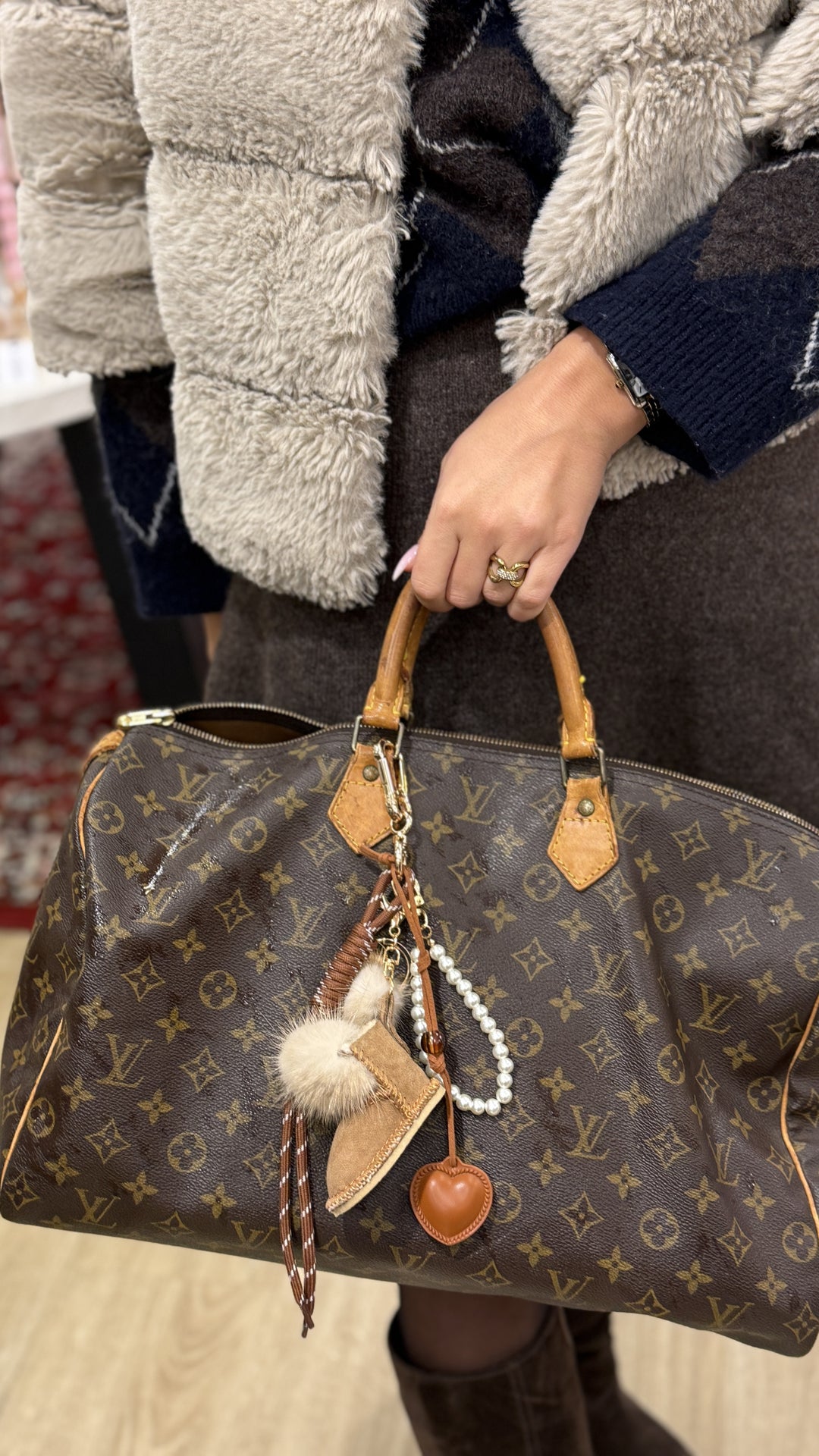 Bagcharm Shouia Bruine Ugg