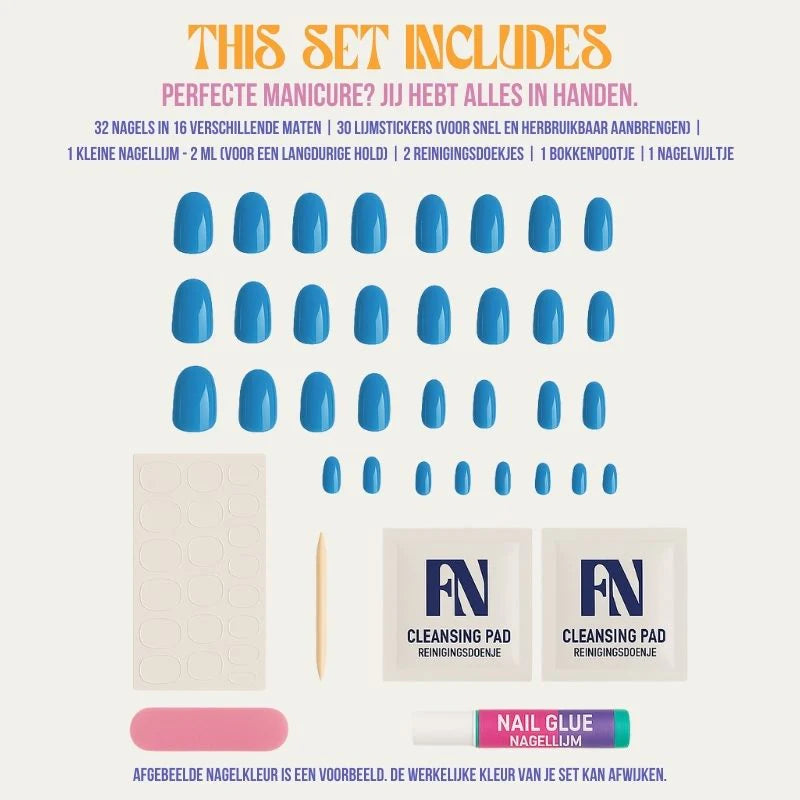 Freaky Nails Midnight Melt Black Ombre Press-On Nagels