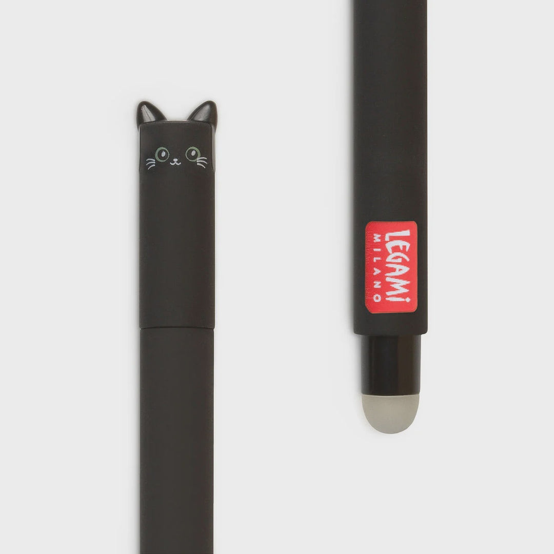 Be Curious" Kitty Erasable Gel Pen - Erasable Pen