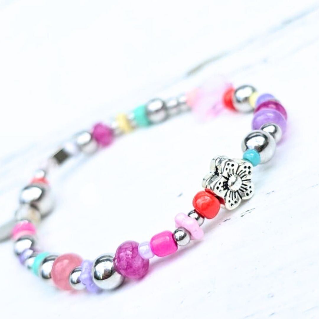 Kralenarmband S-line flowerfull