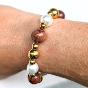 KRALENARMBAND GOLDEN EARTH
