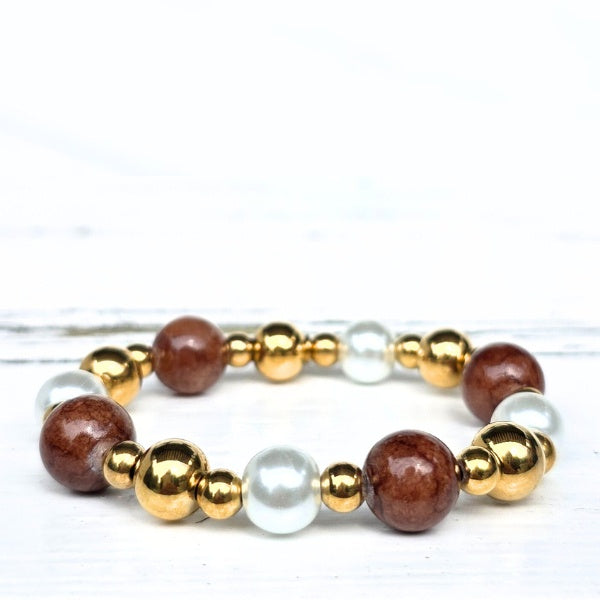 KRALENARMBAND GOLDEN EARTH