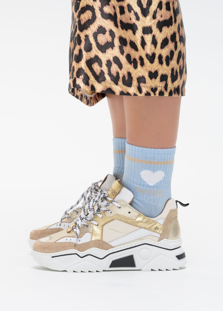 LYLA SOCKS  blue sand