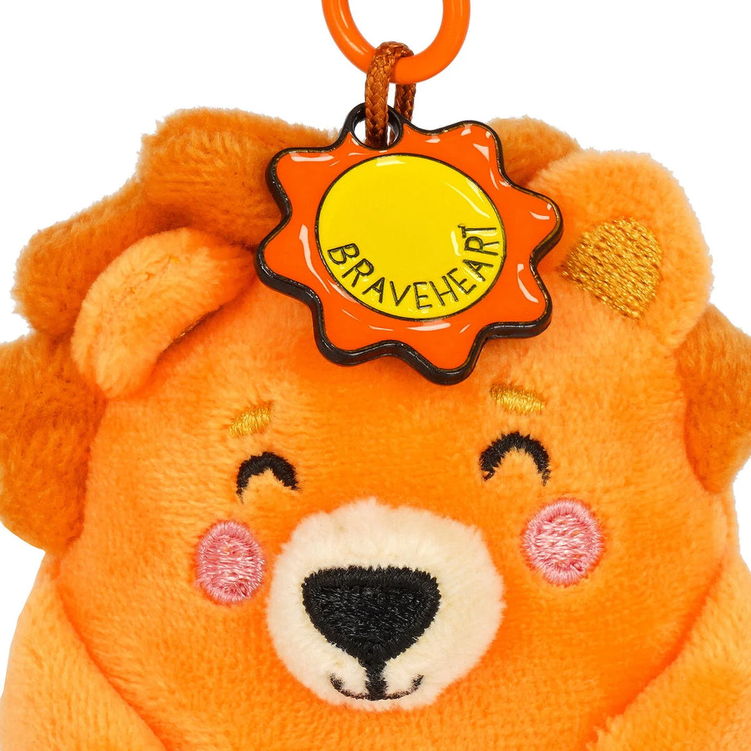 Lion Plush Key Ring - Tiny Super Soft!