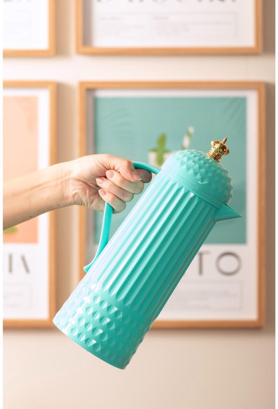 Present Time Thermoskan Crown - Turquoise